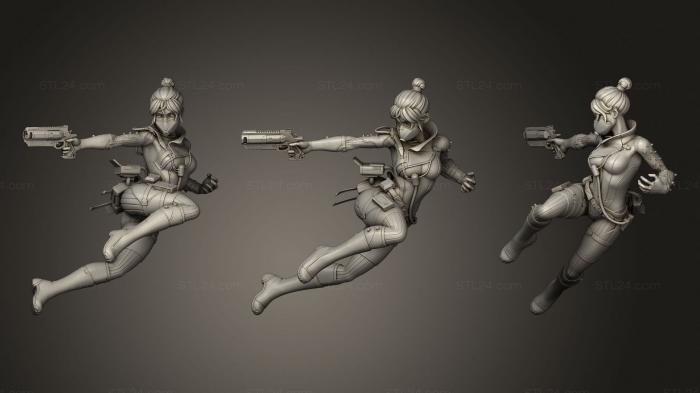 Figurines of girls (Wraith, STKGL_1707) 3D models for cnc